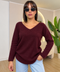Maglia lana rasata basic