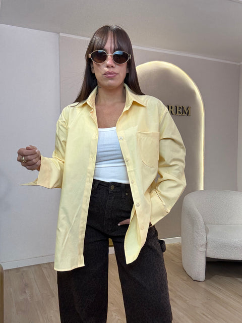 Camicia in cotone con taschino