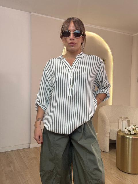 Camicia collo coreano