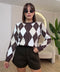 Cardigan rombi