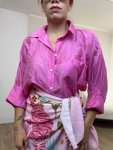 Camicia velata con taschino new PRE ORDINE 5 giorni lavorativi