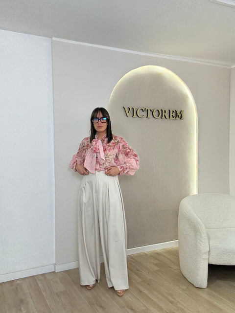 Pantalone Giulia gamba ampia