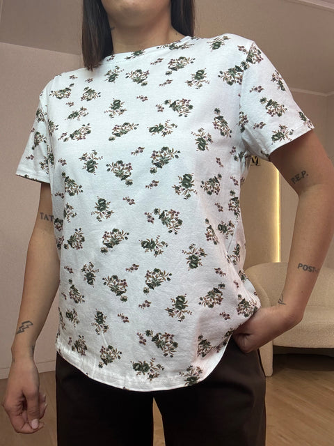 T shirt fiorellini