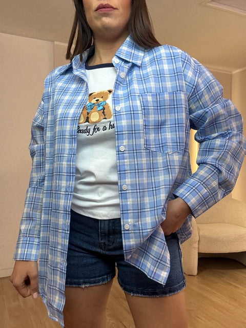 Camicia quadri cotone