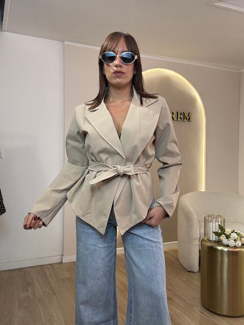 Jacket low cost con cinta