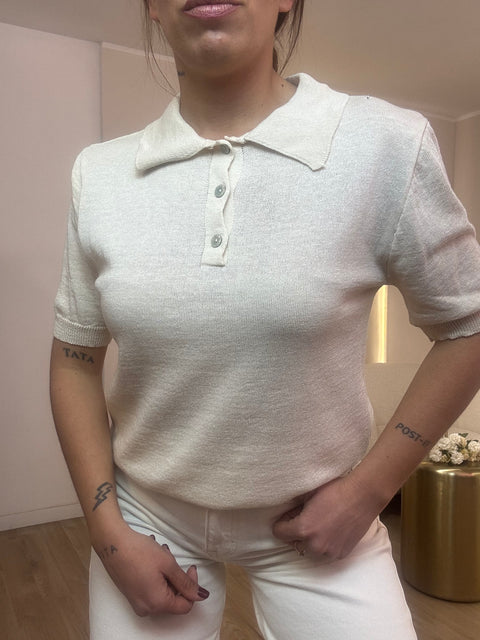 Polo in filo semplice