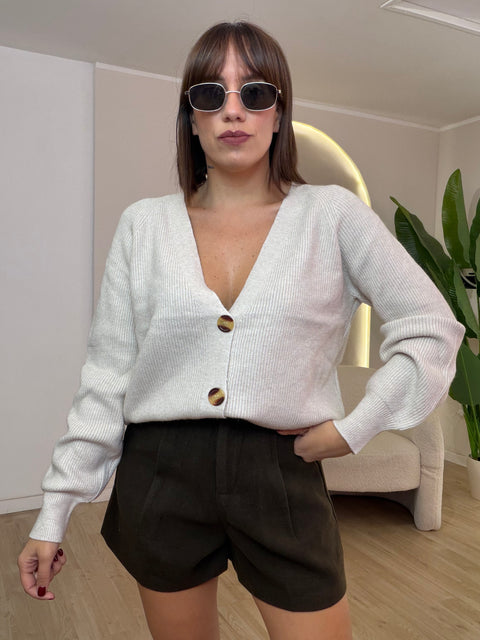Cardigan Luise tre bottoni