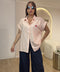 Camicia rigata con cuore