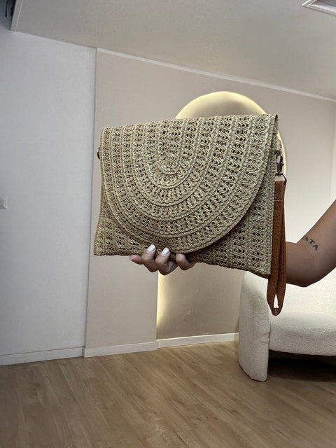 Borsa in paglia postina