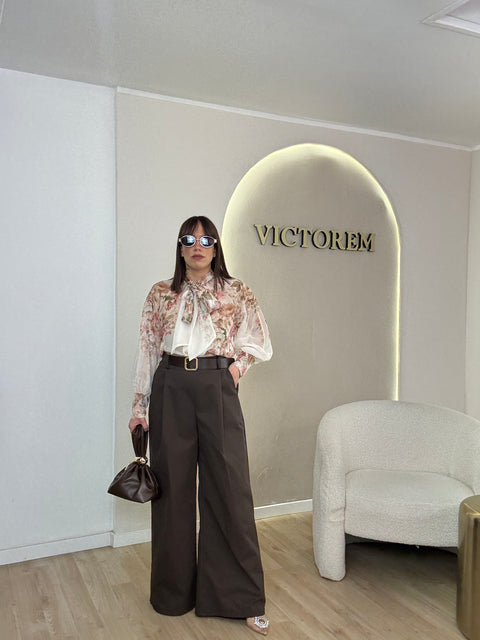 Pantalone Gaia con cinta - Victorem