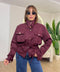 Jacket camoscio