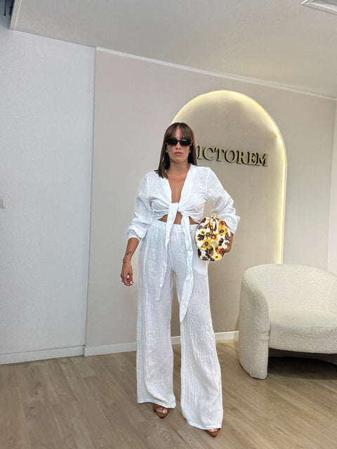 Pantalone Carla 100% LINO