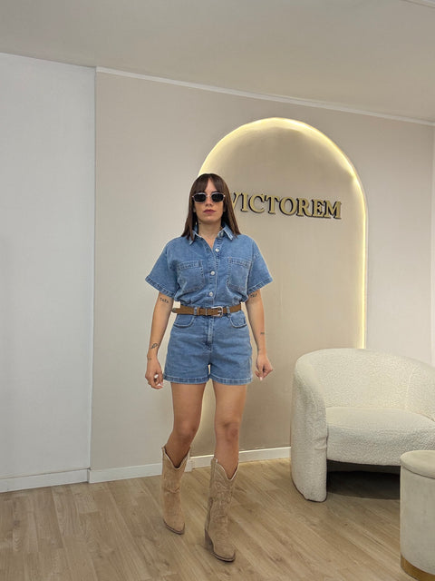 Tutina in denim