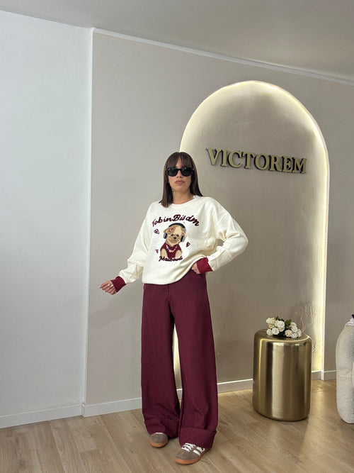 Pantalone con piegone LOW COST