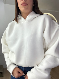 Felpa con cappuccio in pile