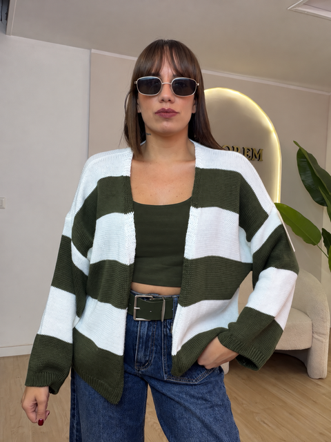 Cardigan Pamela righe