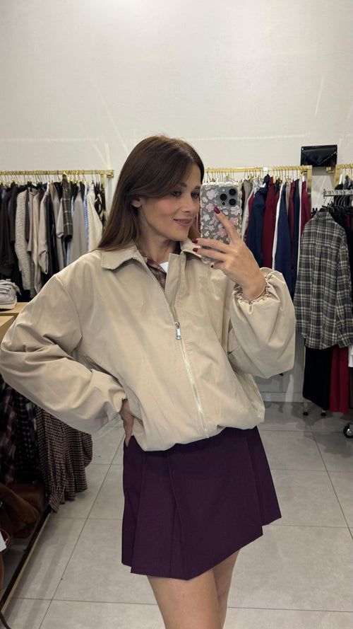 Bomber con colletto