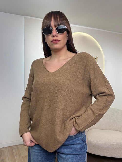 Maglia lana rasata low cost