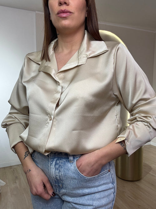 Camicia in satin