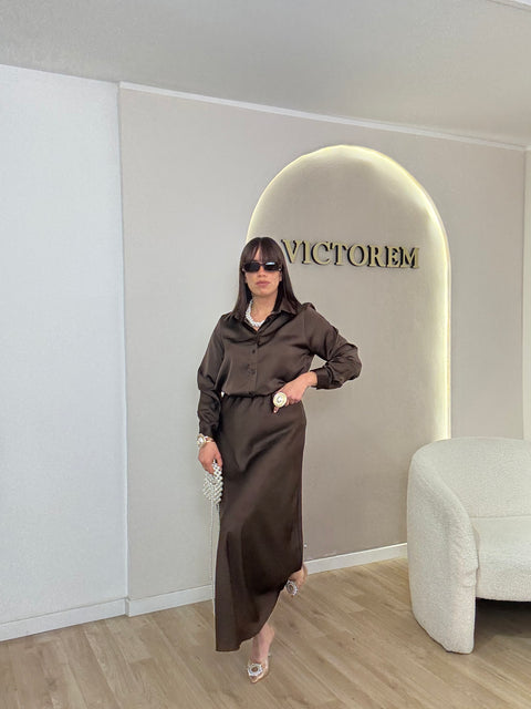 Coordinato in satin
