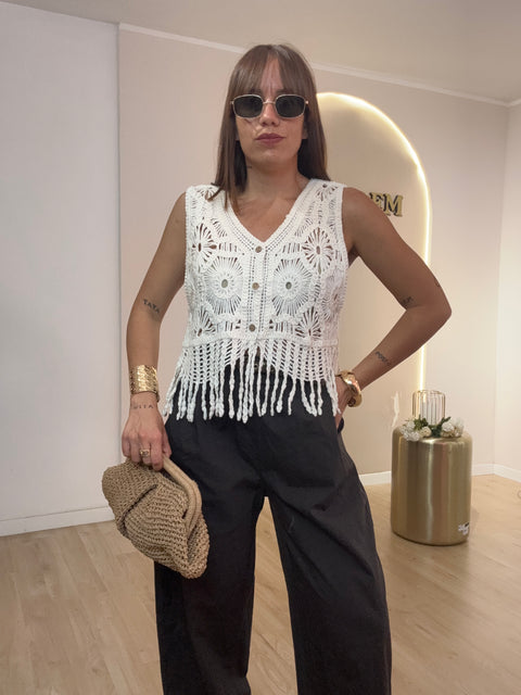Gilet crochet