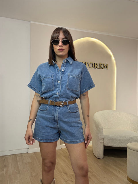 Tutina in denim