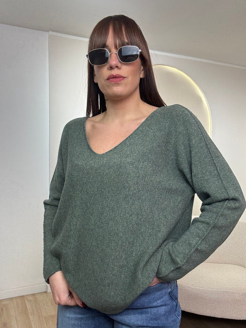 Maglia lana rasata low cost