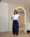 Pantalone balloon tessuto leggero