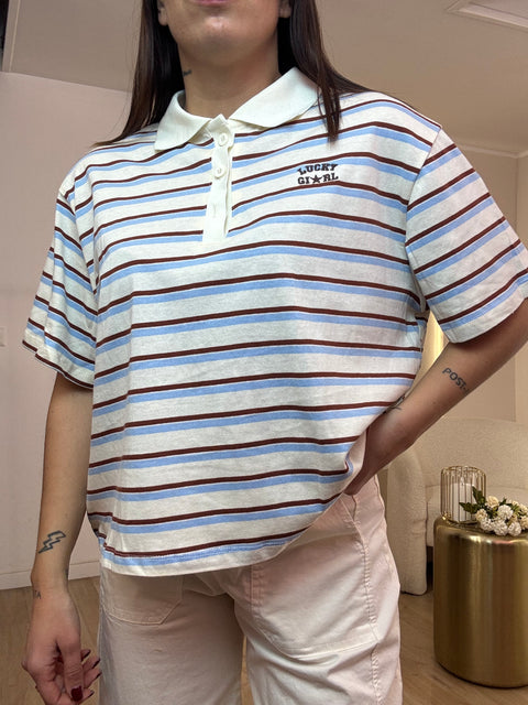 Maglia polo mezza manica