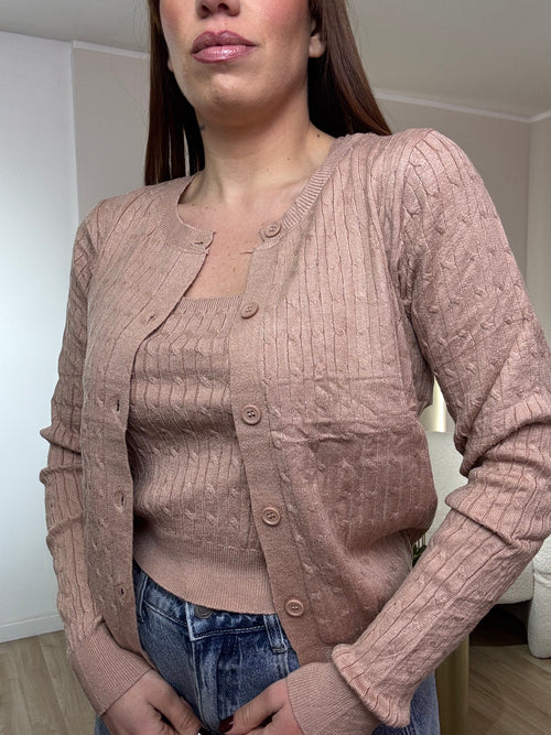 Twinset trama treccia