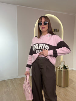 Pantalone palazzo con cinta