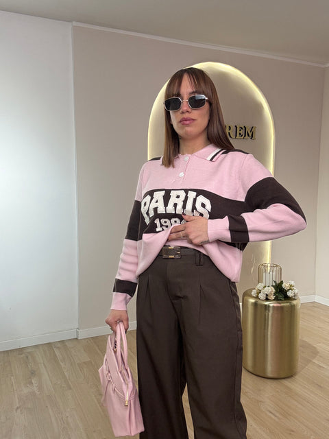 Pantalone palazzo con cinta - Victorem
