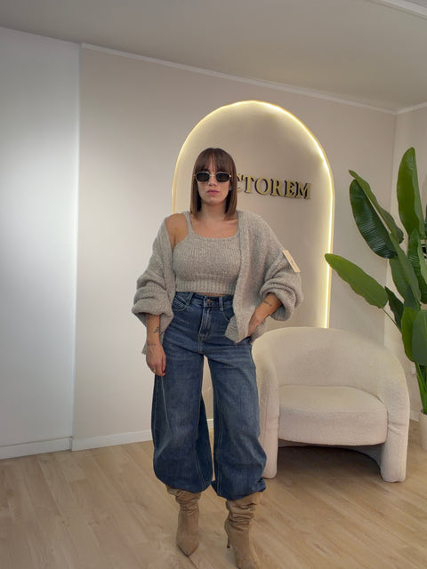 Jeans baloon sabbiato “Federica “