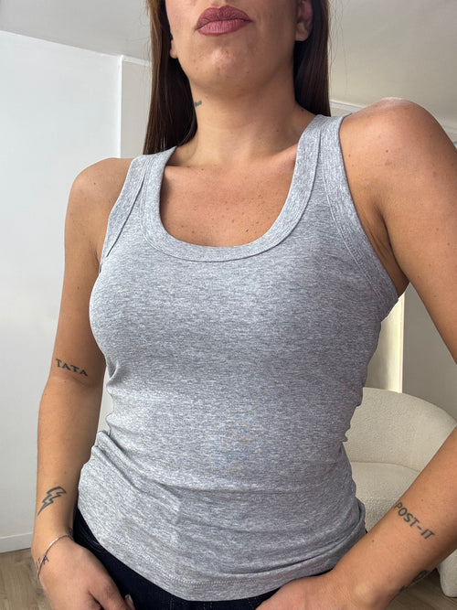 Canotta basic 100 % cotone