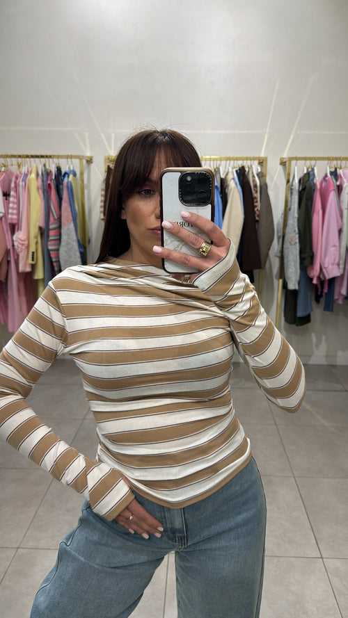 Maglia kim rigata
