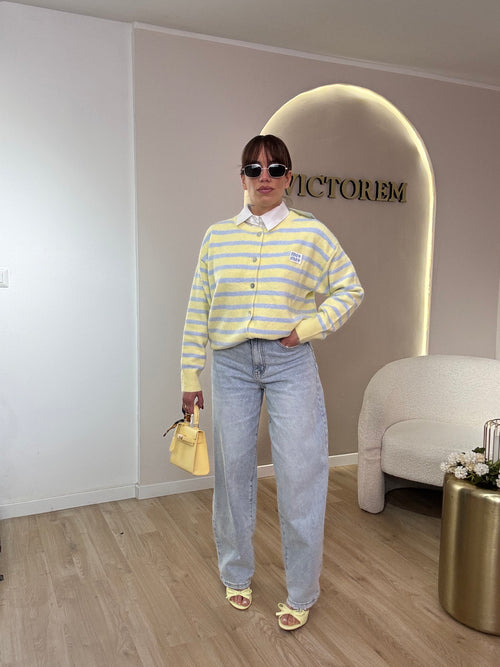 Jeans ballon lavaggio chiaro