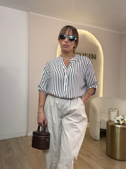 Camicia collo coreano