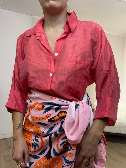 Camicia velata con taschino new PRE ORDINE 5 giorni lavorativi