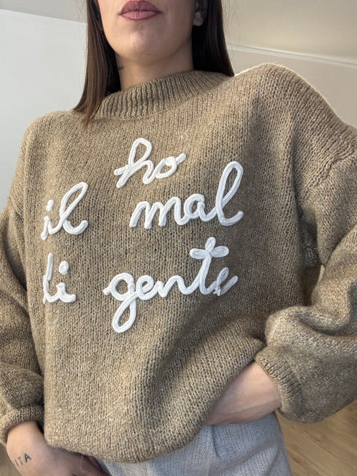 Maglia “ Ho il mal di gente “