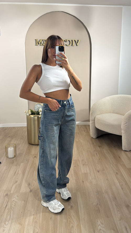 Jeans carpenter slavato
