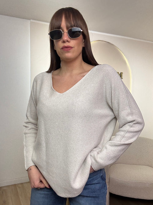 Maglia lana rasata low cost