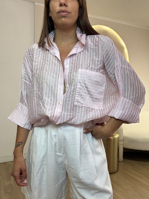 Camicia velata riga (