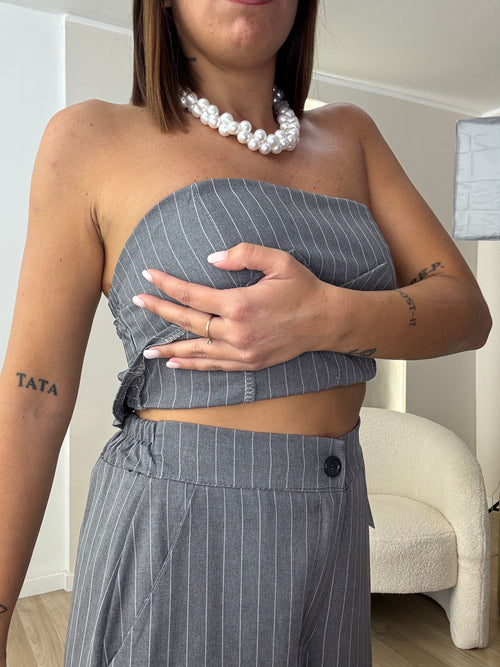 Coordinato gessato