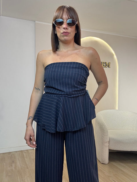 Coordinato gessato Claire