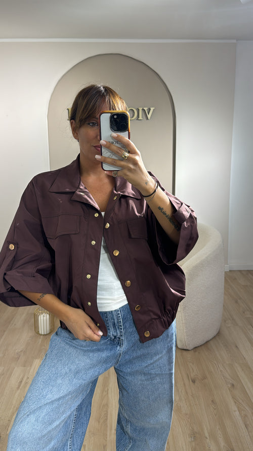 Jacket con bottoni gold