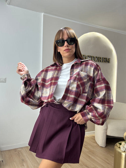 Camicia a quadri flanella