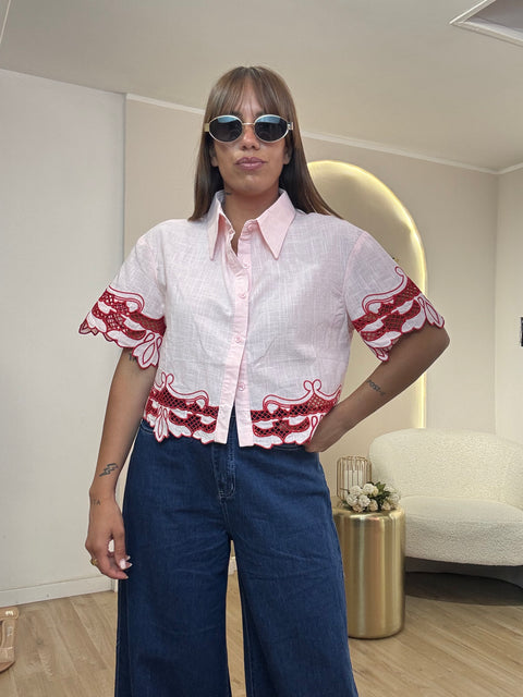 Camicia Carla con ricami