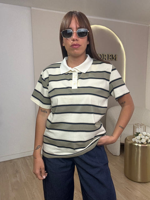 Maglia polo mezza manica Sara