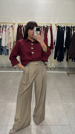 Pantalone palazzo ampio