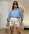 Shorts flowers premium